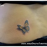 Tatouage papillon réaliste