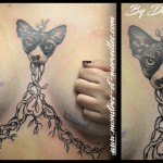 Tatouage underchest chat