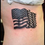 Tatouage drapeau us