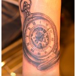 Tatouage montre à gousset