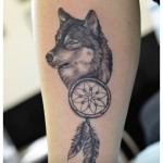 Tatouage loup