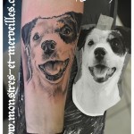 Tatouage chien réaliste