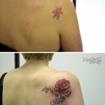 Tatouage de recouvrement - Diablotin