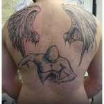 Tatouage ange demon