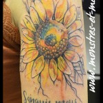 Tatouage de tournesol