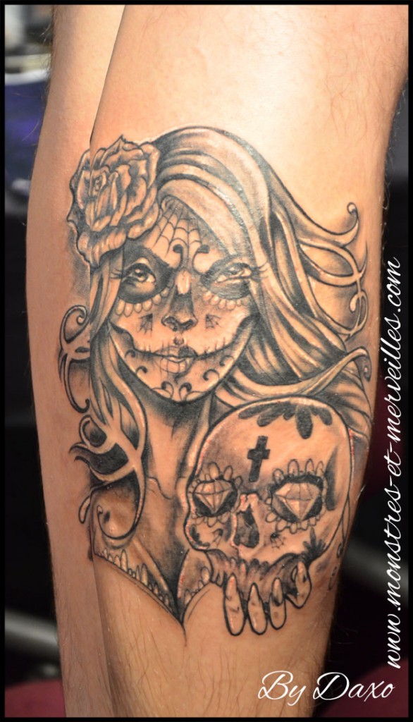 Tatouage catrina crane