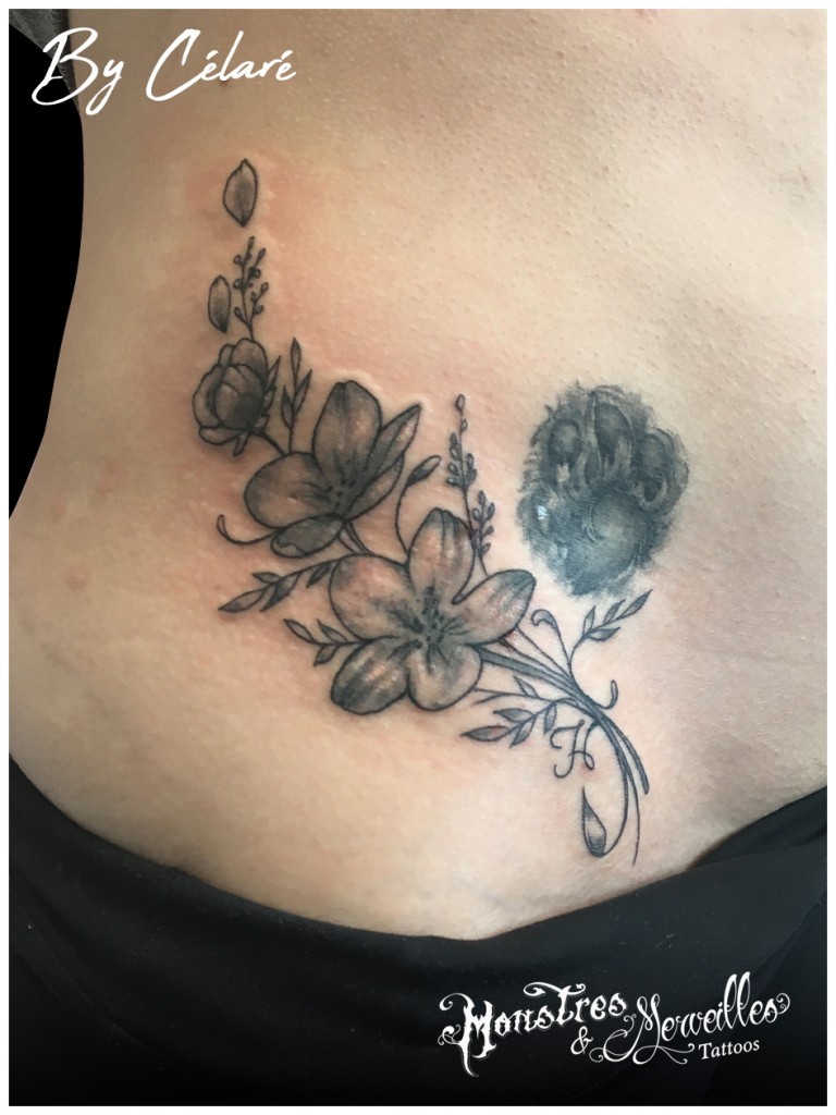 Tatouage fleurs de cerisier