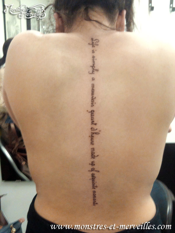 tatouage de prenom alyssa tatouage de phrase dans le dos tatouage de prenom alyssa tatouage de phrase dans le dos