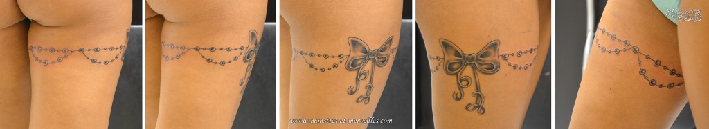 Tatouage de tour de cuisse
