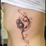 Tatouage Yin yang aquarelle