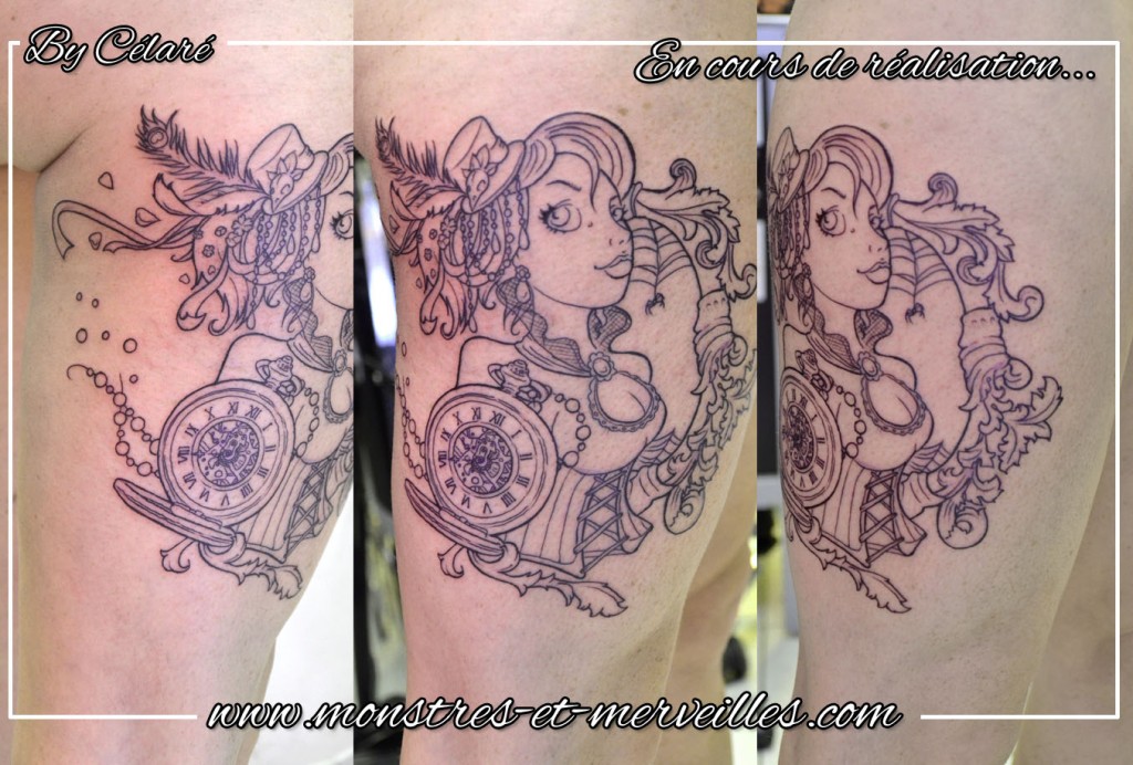 Femme steampunk