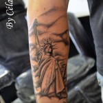 Tatouage statue de la liberté