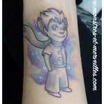 Tatouage petit prince aquarelle